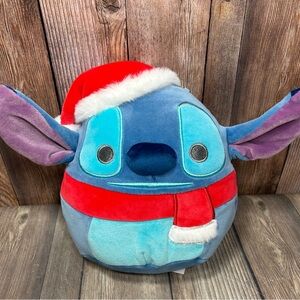 Squishmallow Disney Lilo & Stitch 8" Christmas Santa Stitch w/Hat & Scarf